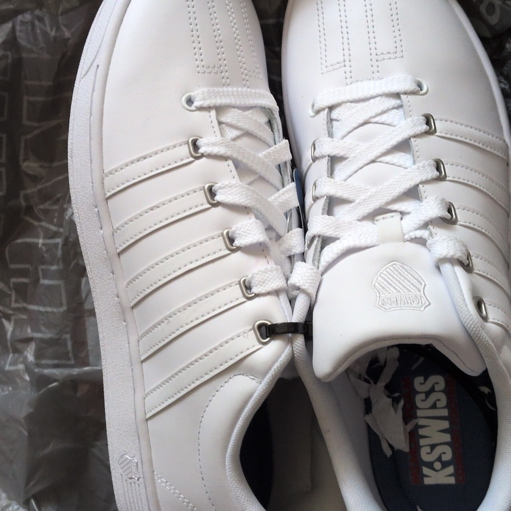 K-Swiss Men's Classic White Sneakers